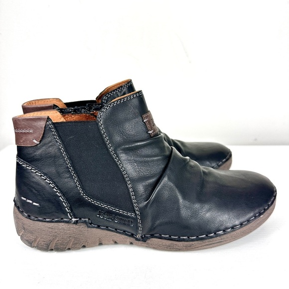 JOSEF SEIBEL Felicia Boot 03 in Black Kombi Size 37 (6-6 1/2) - Picture 5 of 10